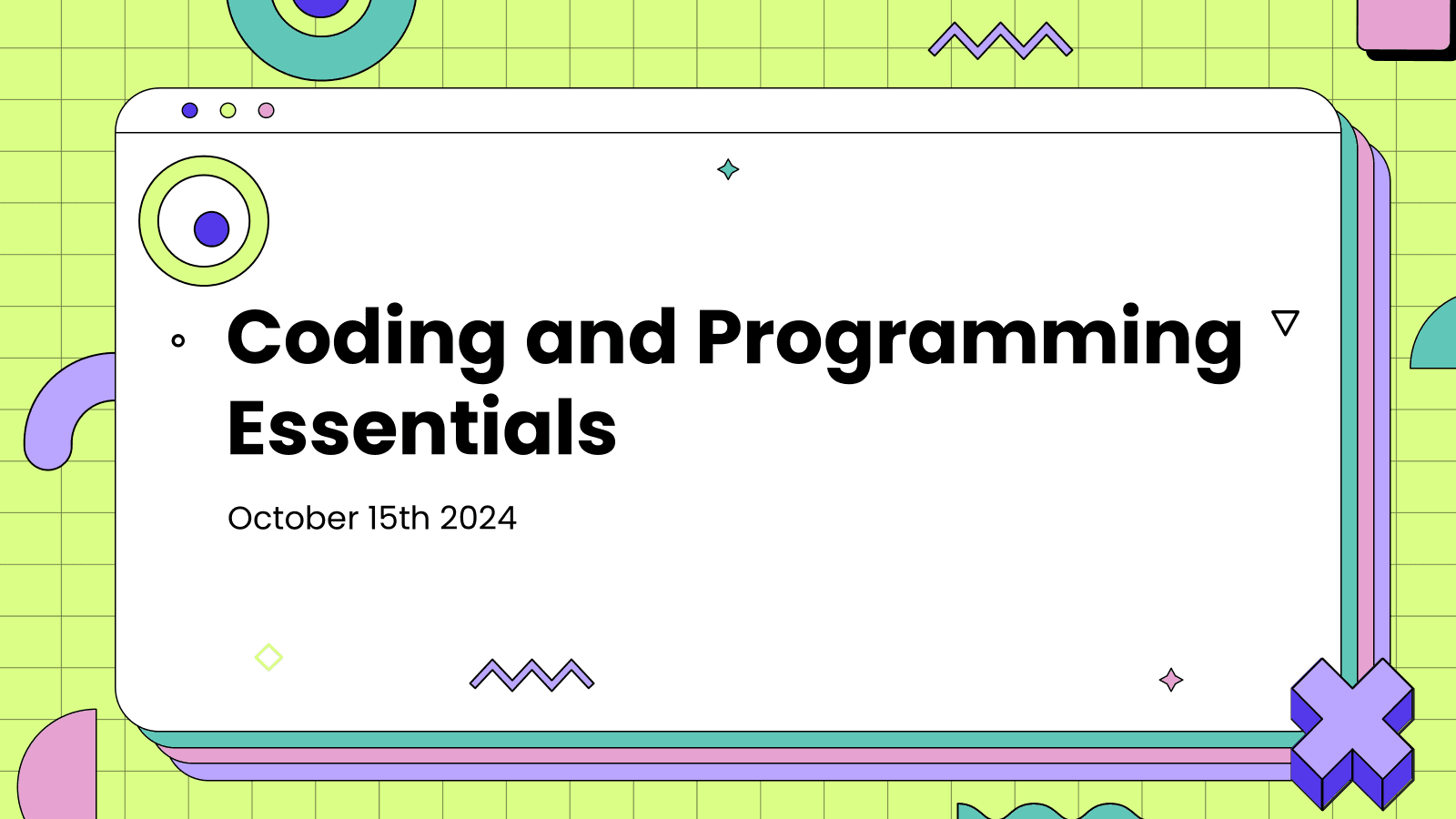 Coding and Programming Essentials